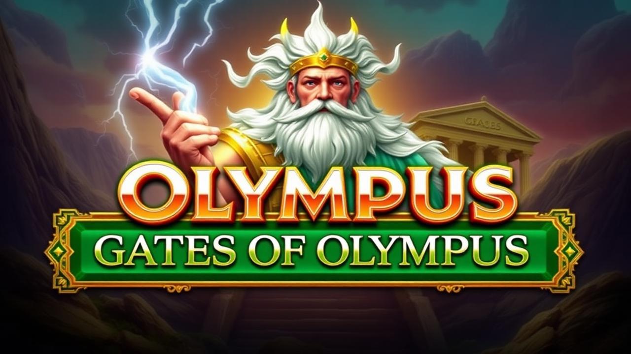 Gates of Olympus slot with Zeus and colourful gems