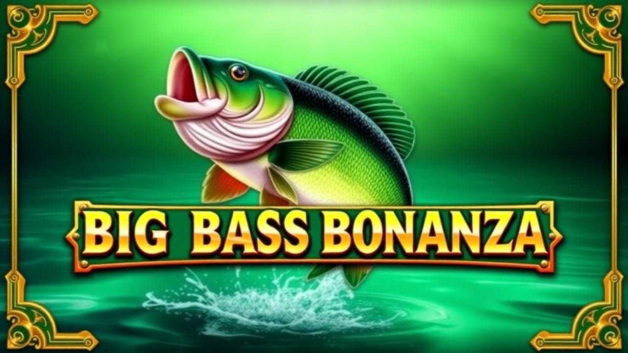 Big Bass Bonanza fishing themed slot with money symbols