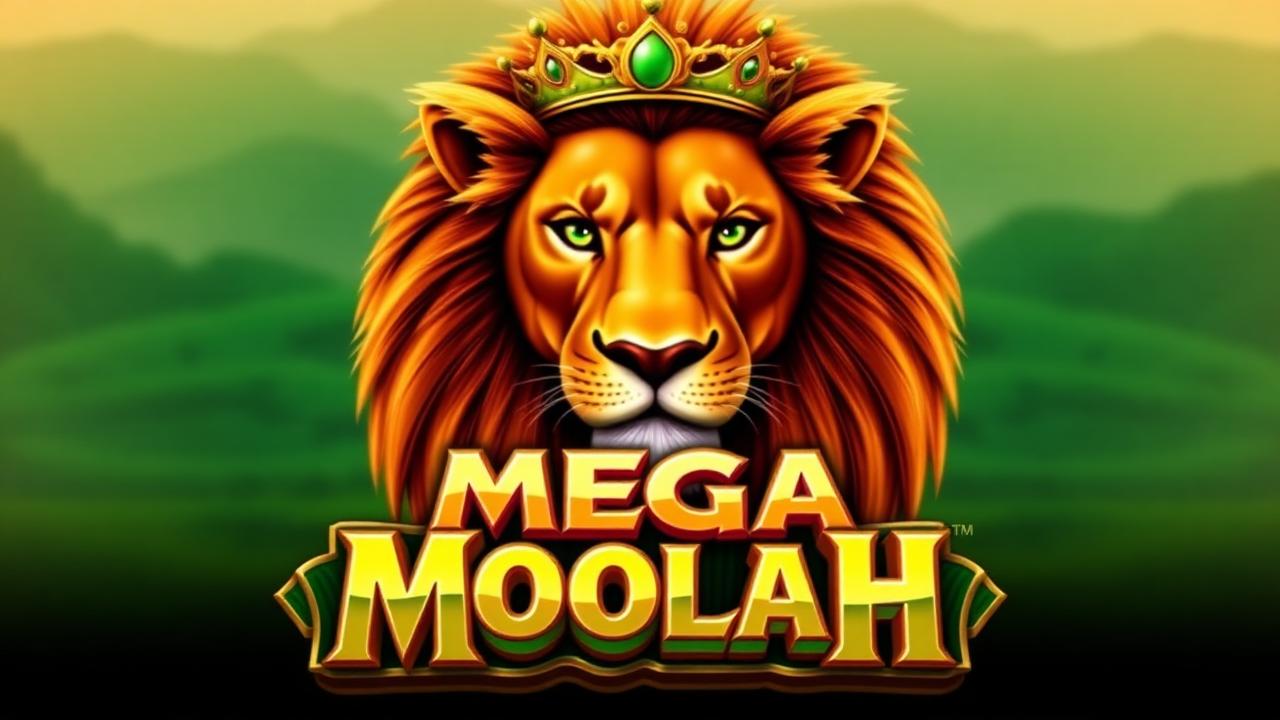 Mega Moolah progressive jackpot slot with African wildlife